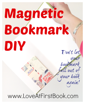 Magnetic Bookmark DIY via Love at First Book